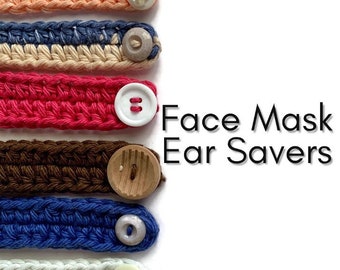 Set of 10, Ear Savers for Face Masks, for caregivers, face mask extender