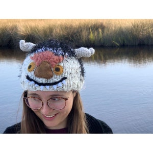 Adult Monster hat,COLORS VARY,Where the Wild Things Are,costume for Halloween,adult costume hat,animal headpiece,handmade in USA Adult Small