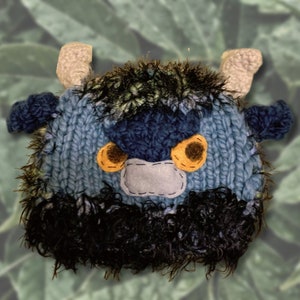 Child's Monster hat, COLORS VARY,Where the Wild Things Are,Halloween costume,birthday,costume,child's costume hat,monster,hat, I love you so Blue Bull