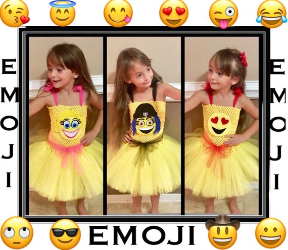 emoji tutu dress