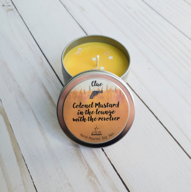 Clue CandleColonel MustardCustom PersonalizeClue Etsy