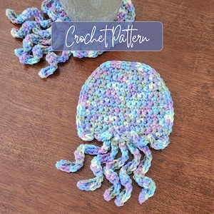 Jolly Jellyfish Coaster Crochet Pattern: Beach Theme (PDF Download)
