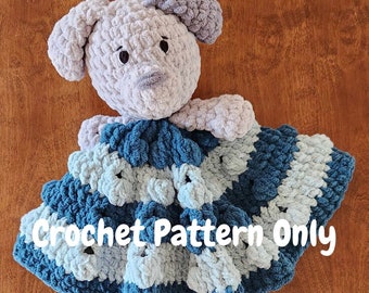 Patrón de peluche de perrito a crochet: Bubba Pup Snuggler (solo descarga en PDF)