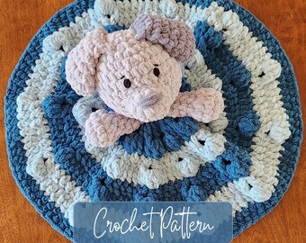 Crochet Puppy Lovey PATTERN: Bubba Pup Snuggler (PDF Download Only)