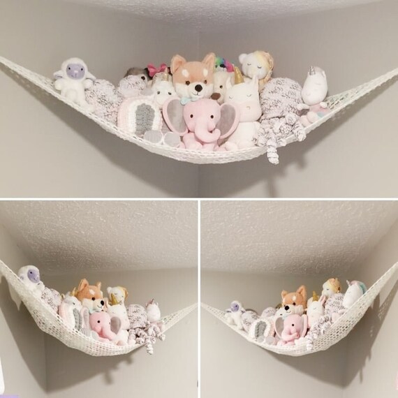 Toy Hammock, Made to Order, Crochet, Stuffed Animal Net, Baby Nursery  Storage, Baby Shower Gift Idea, Gifts for Kids, Toy Organizer, Plushie 