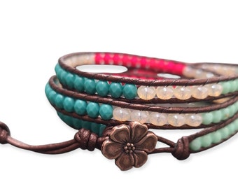 Copper Apple Blossom Wrap