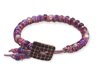 Passion Flower Zigzag Bracelet