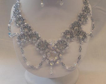 Swarovski Crystal & Pearl Necklace