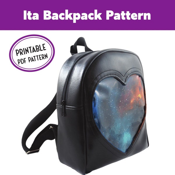 Backpack Ita Bag PDF Sewing Pattern - Instant Download