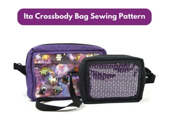 Ita Crossbody Bag PDF Sewing Pattern - Instantly Downloadable Digital Pattern