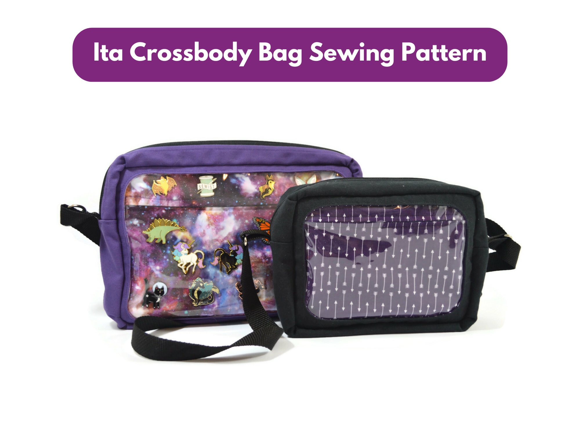 Ita Crossbody Bag PDF Sewing Pattern Instantly Downloadable Digital Pattern Etsy Ireland
