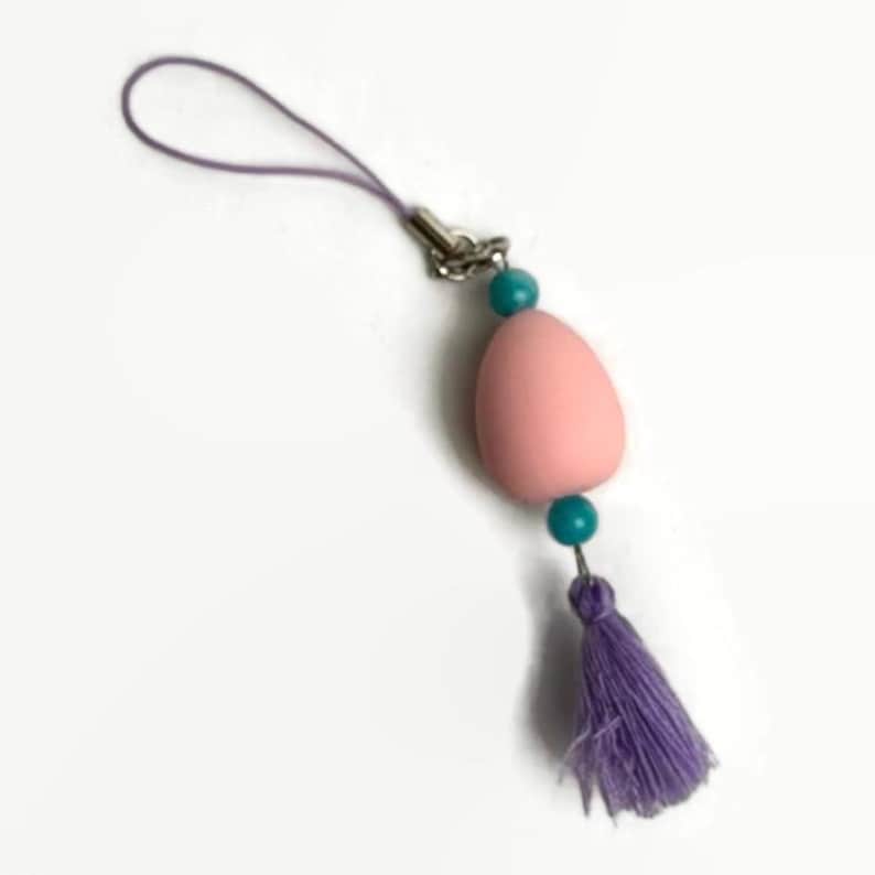 Oval Charm Keychain - Video Game Cell Phone Charm image 5