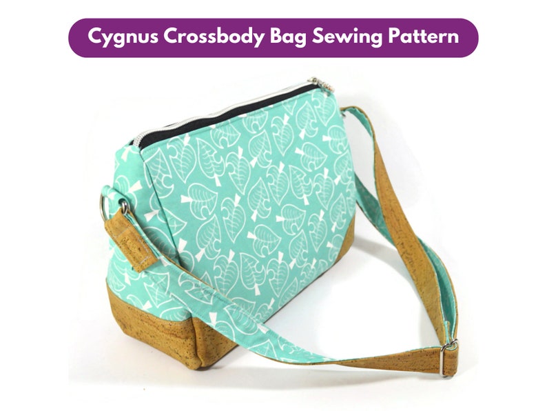 Crossbody Bag PDF Sewing Pattern - the Cygnus - Instantly Downloadable ...