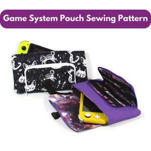 Gamesysteemzakje pdf-naaipatroon - naaipatroon The Horizon Switch-tas met cartridgesleuven - direct downloaden