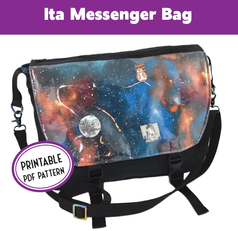 Messenger Ita Bag PDF Sewing Pattern Instant Download Etsy