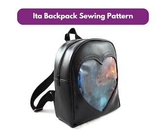 Backpack Ita Bag PDF Sewing Pattern - Instant Download