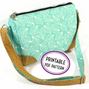 Crossbody Bag PDF Sewing Pattern - The Cygnus - Instantly Downloadable Digital Pattern