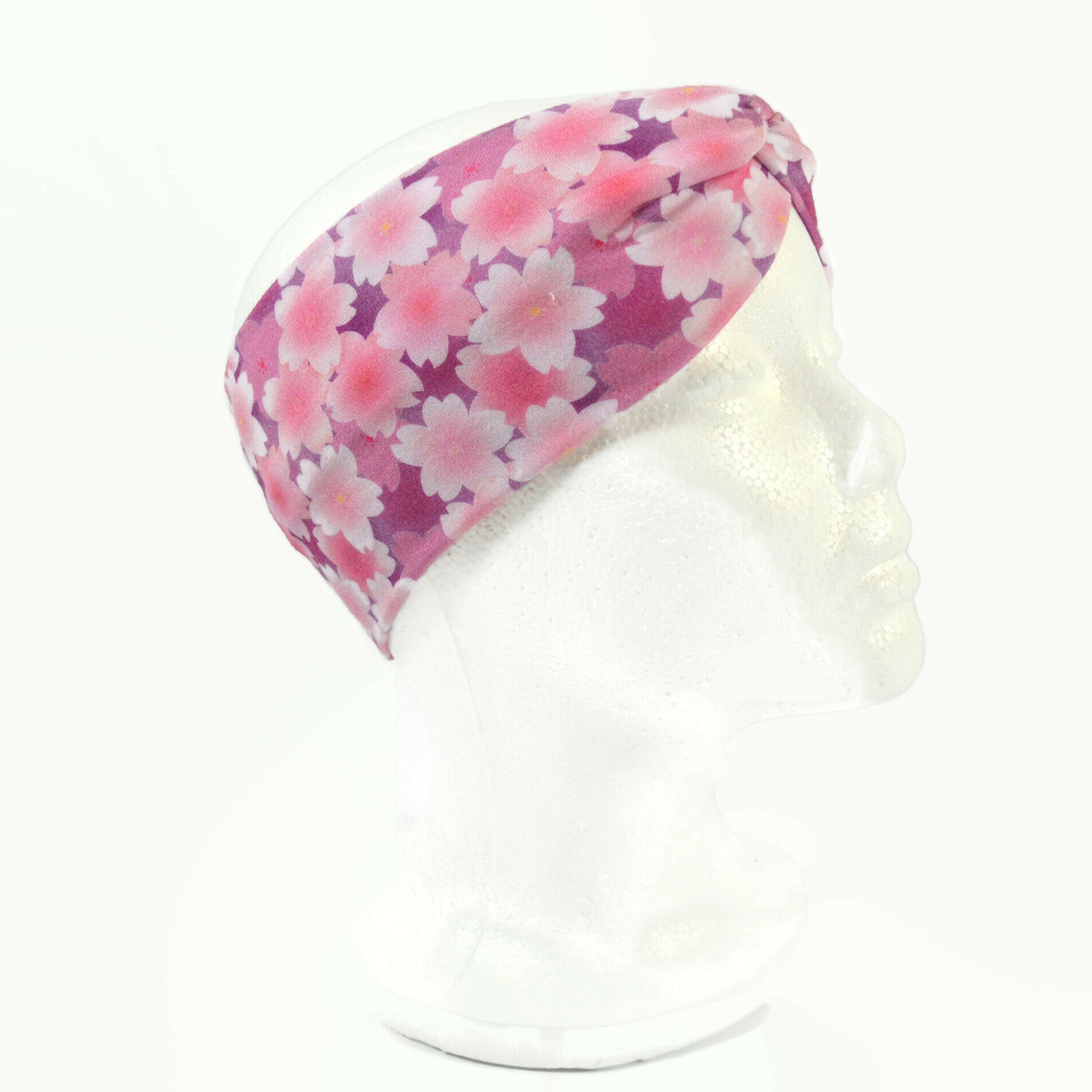 Cherry Blossom Headband Adult Size Pink Sakura Headband Faux - Etsy