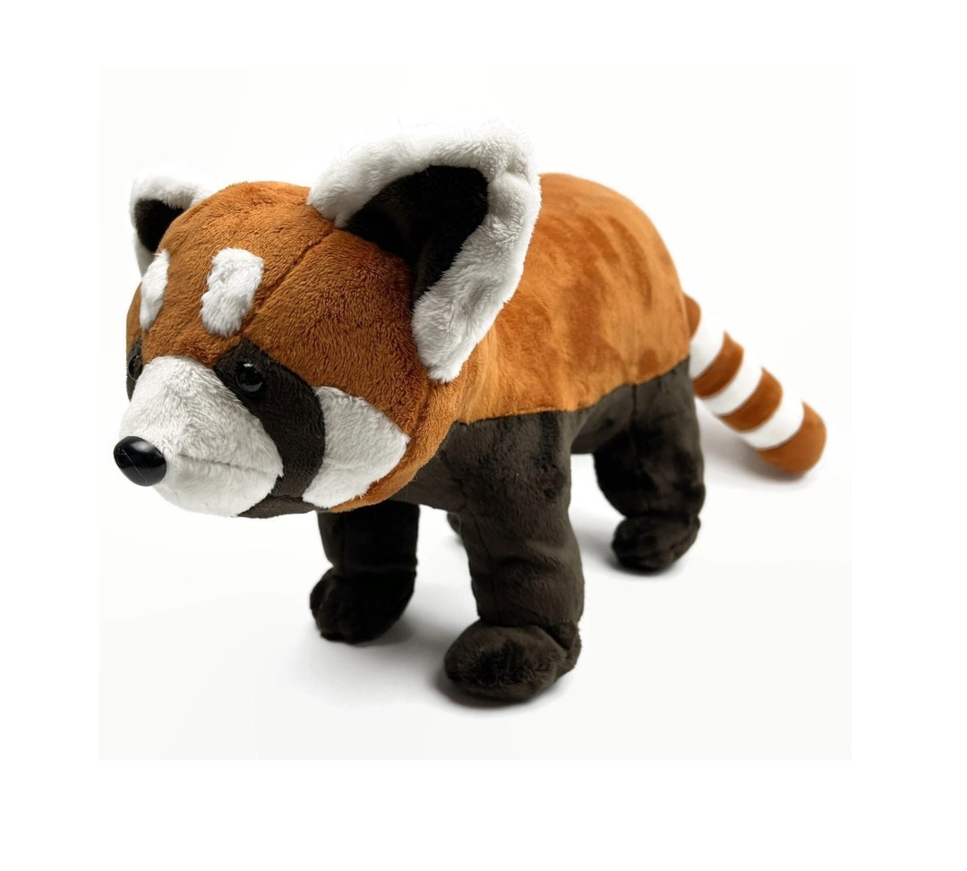 Red Panda Plush Sewing Pattern PDF Luna the Red Panda Cute Realistic