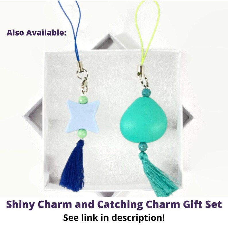 Oval Charm Keychain - Video Game Cell Phone Charm image 9