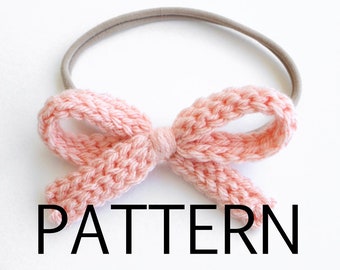 Everyday Hair Bow PATTERN // Crochet Pattern, Crochet hair bow, girl's hair bow pattern, hair bow crochet pattern