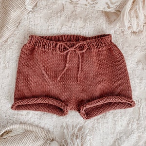 Knit PATTERN // Knit Payton Shorts, Knit Baby Shorts, Knit Toddler Shorts pattern