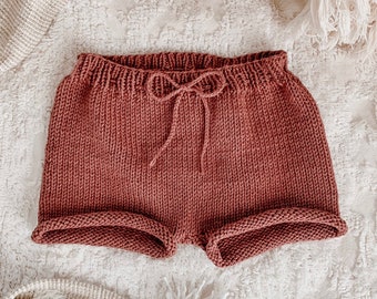 Knit PATTERN // Knit Payton Shorts, Knit Baby Shorts, Knit Toddler Shorts pattern