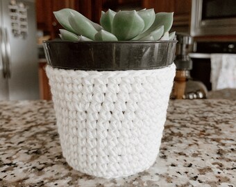 Succulent Pot Cover Crochet Pattern // Crochet Pattern