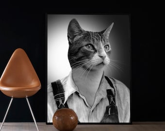 Animal Portrait In Costume Unique Chic And Refined By Staranimal