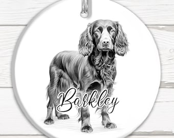 Boykin Spaniel, Boykin Watercolor, Boykin Drawing, Custom Boykin Spaniel, Boykin Memory Ornament, Boykin Gift, Personalized Boykin