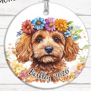 Cockapoo Ornaments, Multiple Designs! Christmas Cockapoo, Black Cockapoo, Personalized Cockapoo, Cockapoo Christmas Gift, Brown Cockapoo