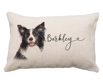 Collie Pillow Etsy