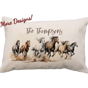 Happiness is 16 Hands Between My Legs Horse Lovers Pillow Horse Gifts Gift  for Horse Lover Horse Christmas Gift Funny Throw Pillow 