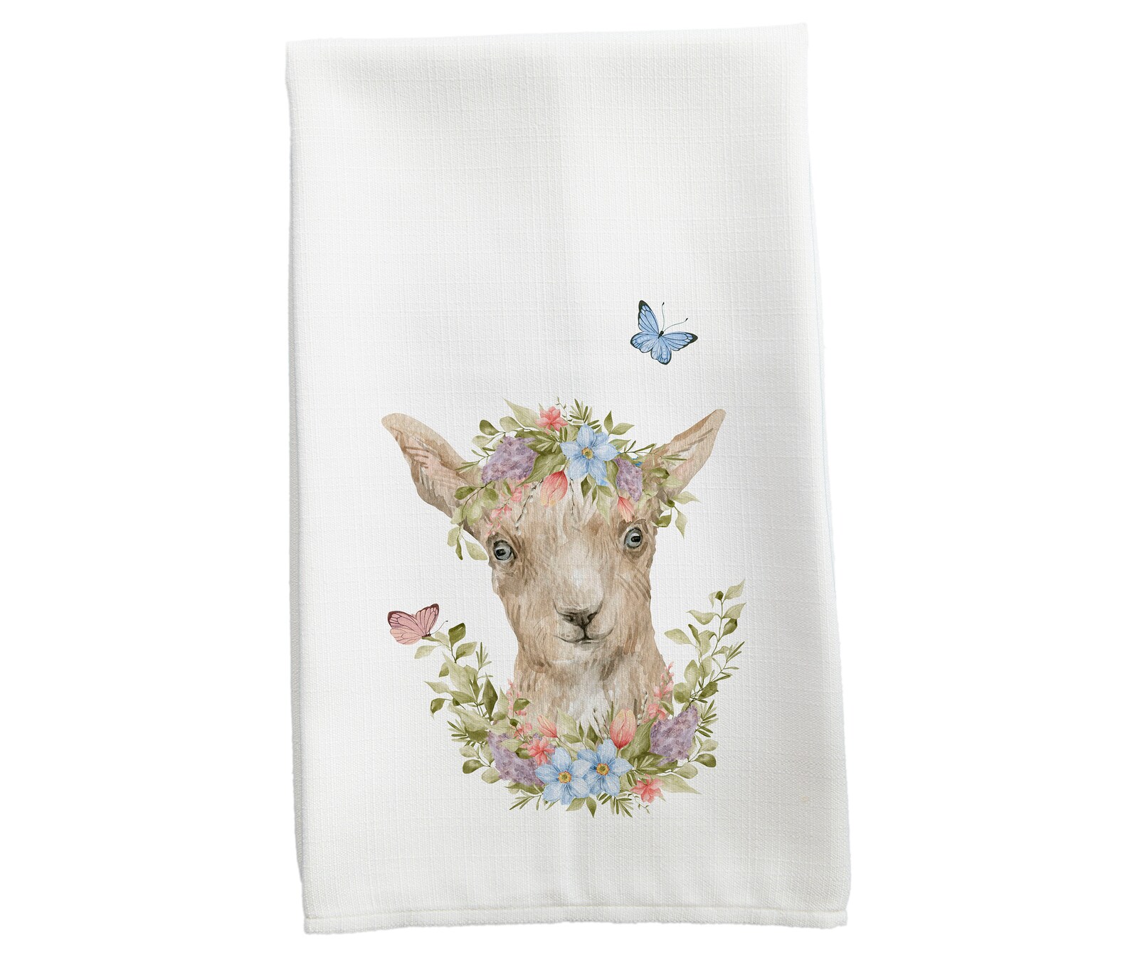 Goat Tea Towel Kitchen Decor Goat Gifts Bird Tea Towels Etsy