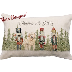 Doodle, Labradoodle, Multiple Designs! Doodle Christmas Pillows, 12x18* Pillow or Cover, Custom Labradoodle, Golden Doodle
