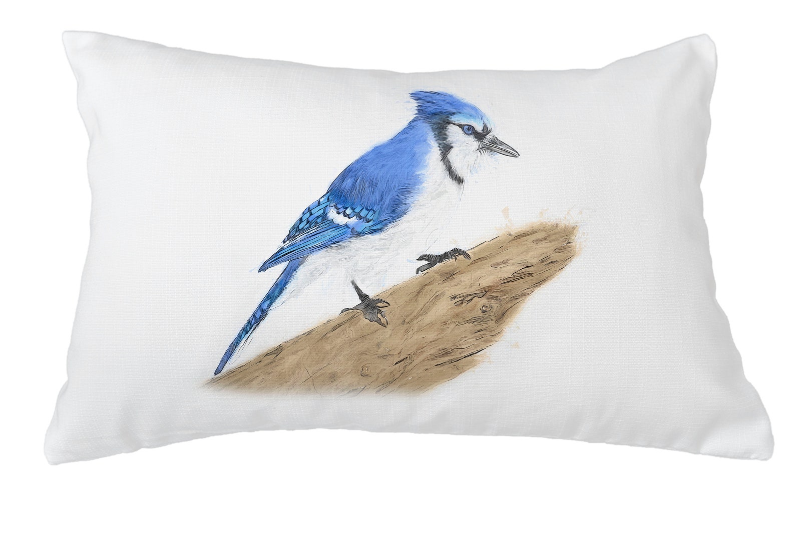 Blue Jay Pillow or Case 12x18 House Warming Gifts Blue Jay Etsy
