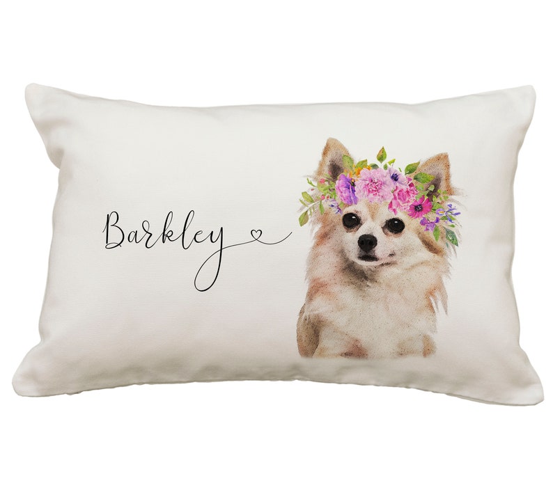 Chihuahua Gifts Personalized Name Chihuahua Pillows Gifts For Chihuahua Lovers Gifts For Chihuahua 12x18 Pillow Dog Gifts