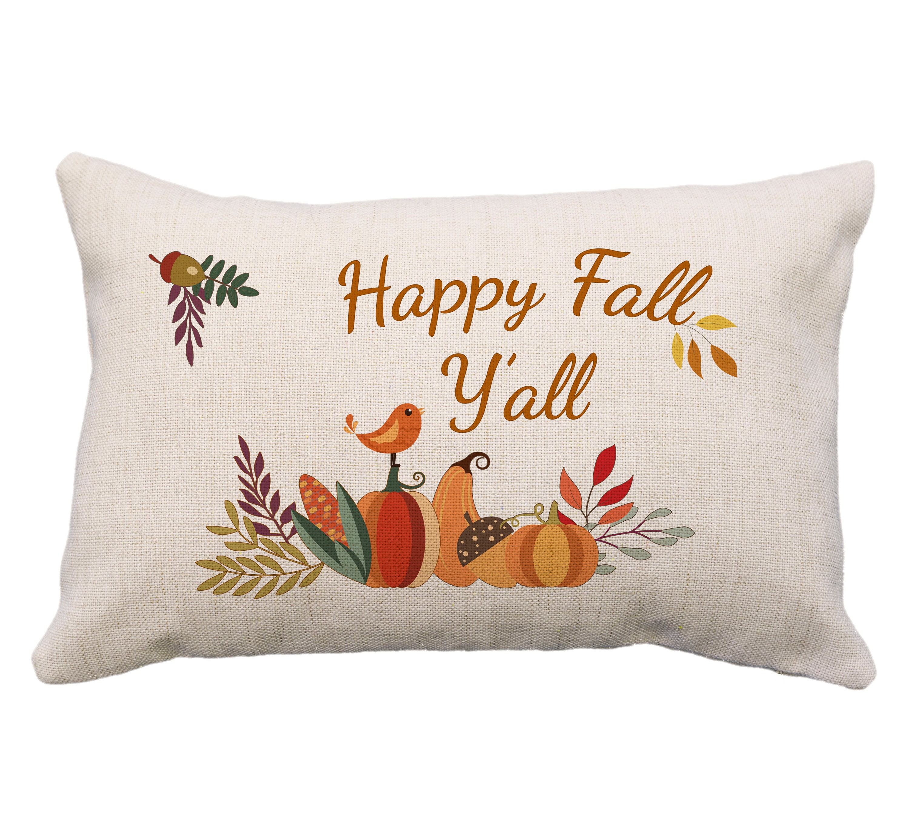 Happy Fall Y'all Pillow or Case 12 x 18 Home decor fall Etsy