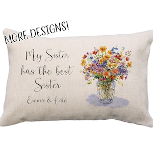 If I Didn&#39;t Have You As A Sister I&#39;d Choose You As A Friend Pillow, 12x18* Pillow Or Cover, Sister Pillow, Sister  Gift, Best Sister