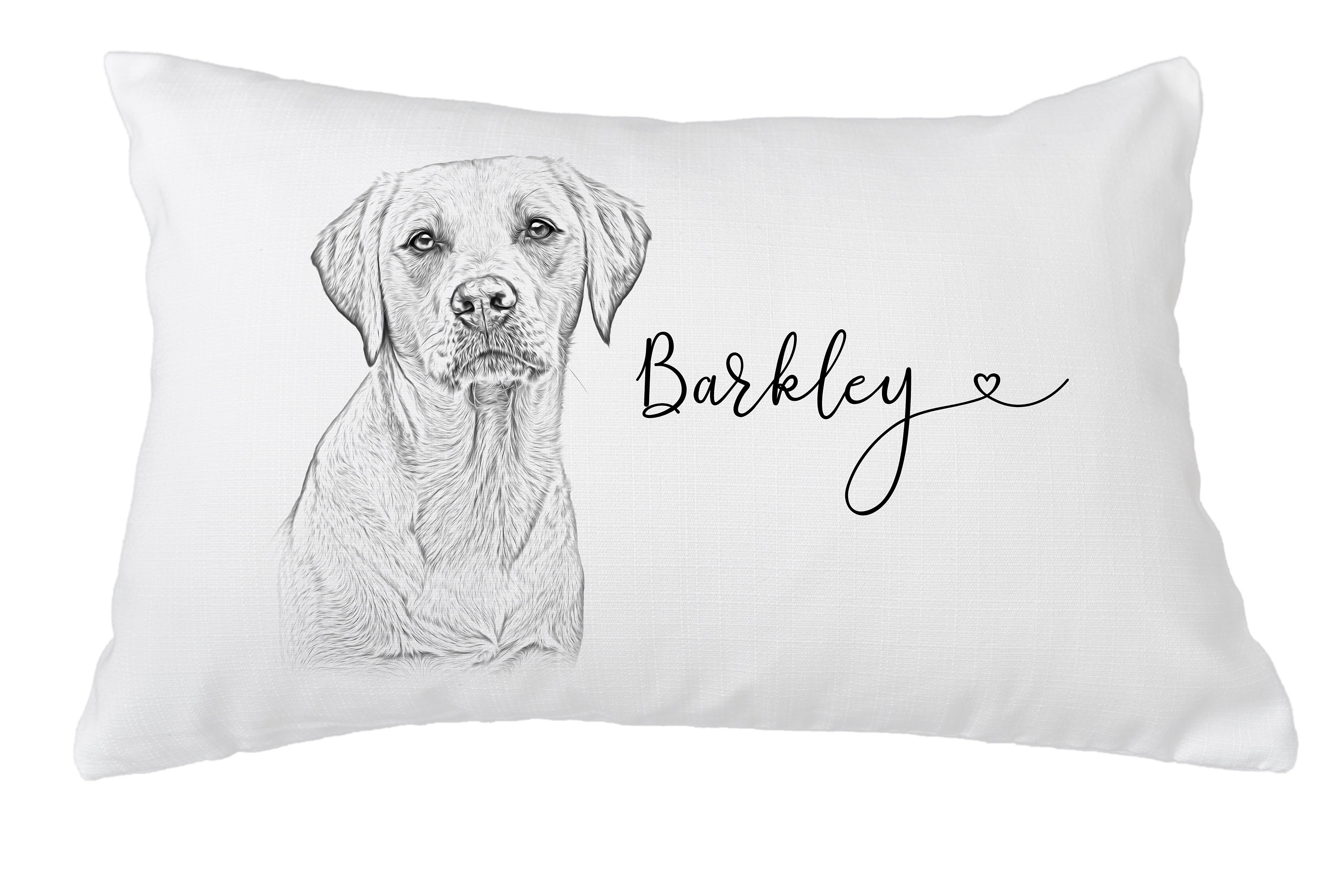 Personalized Name Labrador Pillows 12x18 Pillow Labrador Etsy