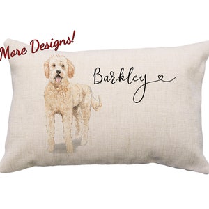 Doodle Pillows, Multiple Designs! 12x18* Pillow, Golden Doodle, Labradoodle, Mini Doodle, Chocolate Doodle, Red Doodle, Cream Doodle