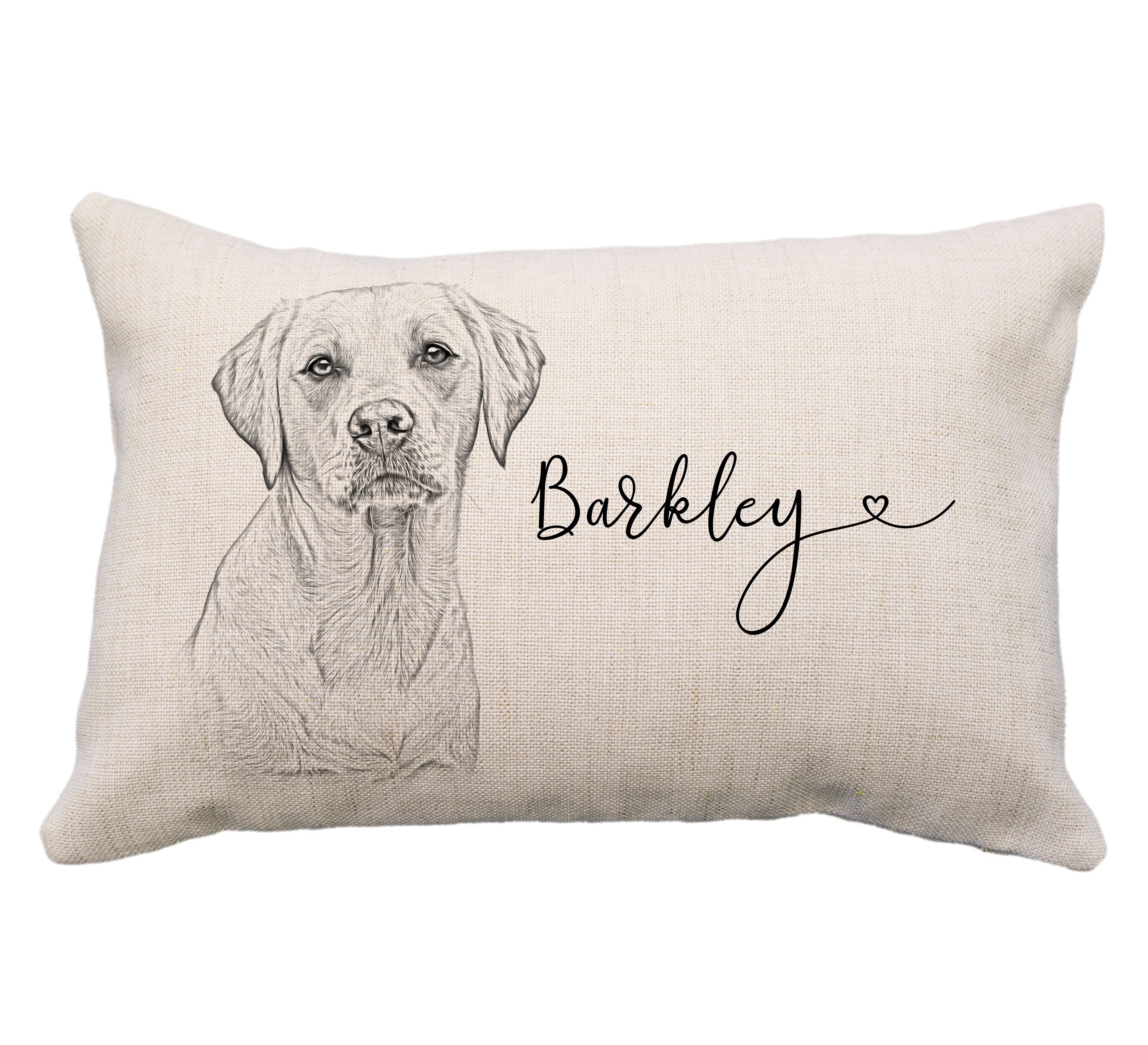 Personalized Name Labrador Pillows 12x18 Pillow Labrador Etsy