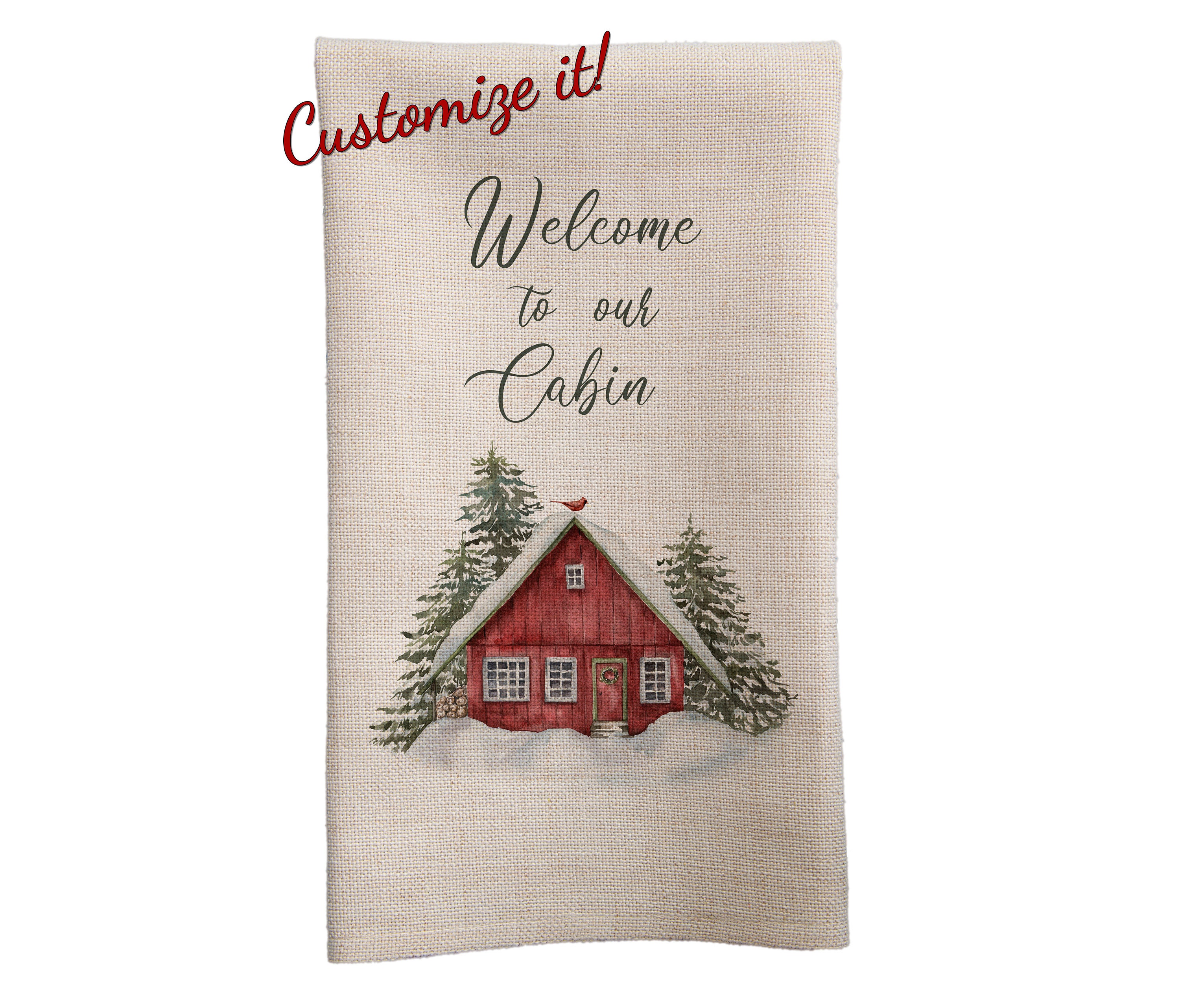 Cabin Bear Embroidered Lodge Bath Hand Towel  Ozark Cabin Décor LLC –  Ozark Cabin Décor, LLC