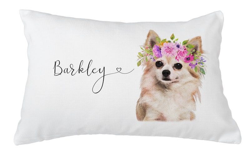 Chihuahua Gifts Personalized Name Chihuahua Pillows Gifts For Chihuahua Lovers Gifts For Chihuahua 12x18 Pillow Dog Gifts