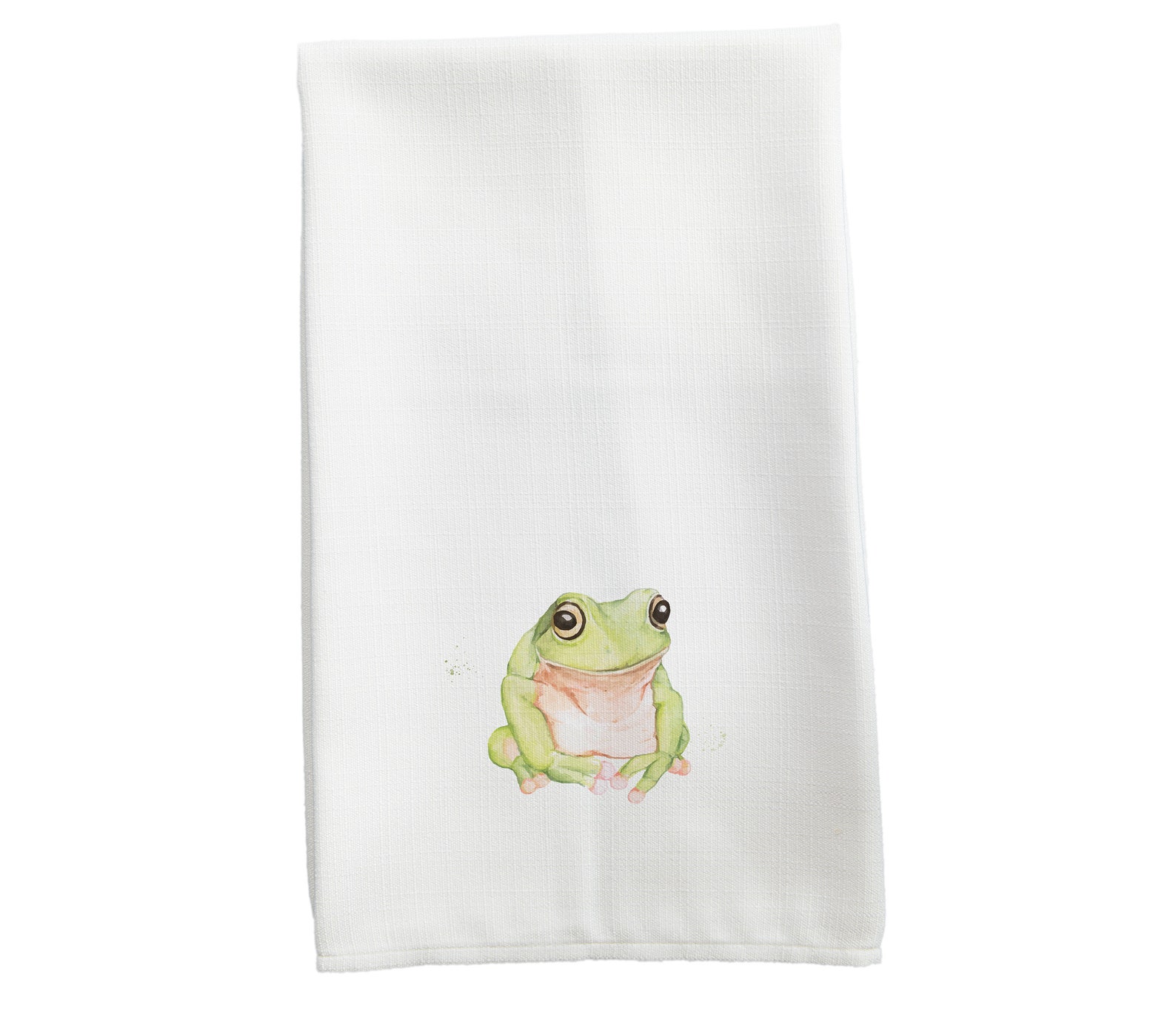 Frog Tea Towel Frog Kitchen Decor Kitchen Tea Towels Gifts Etsy