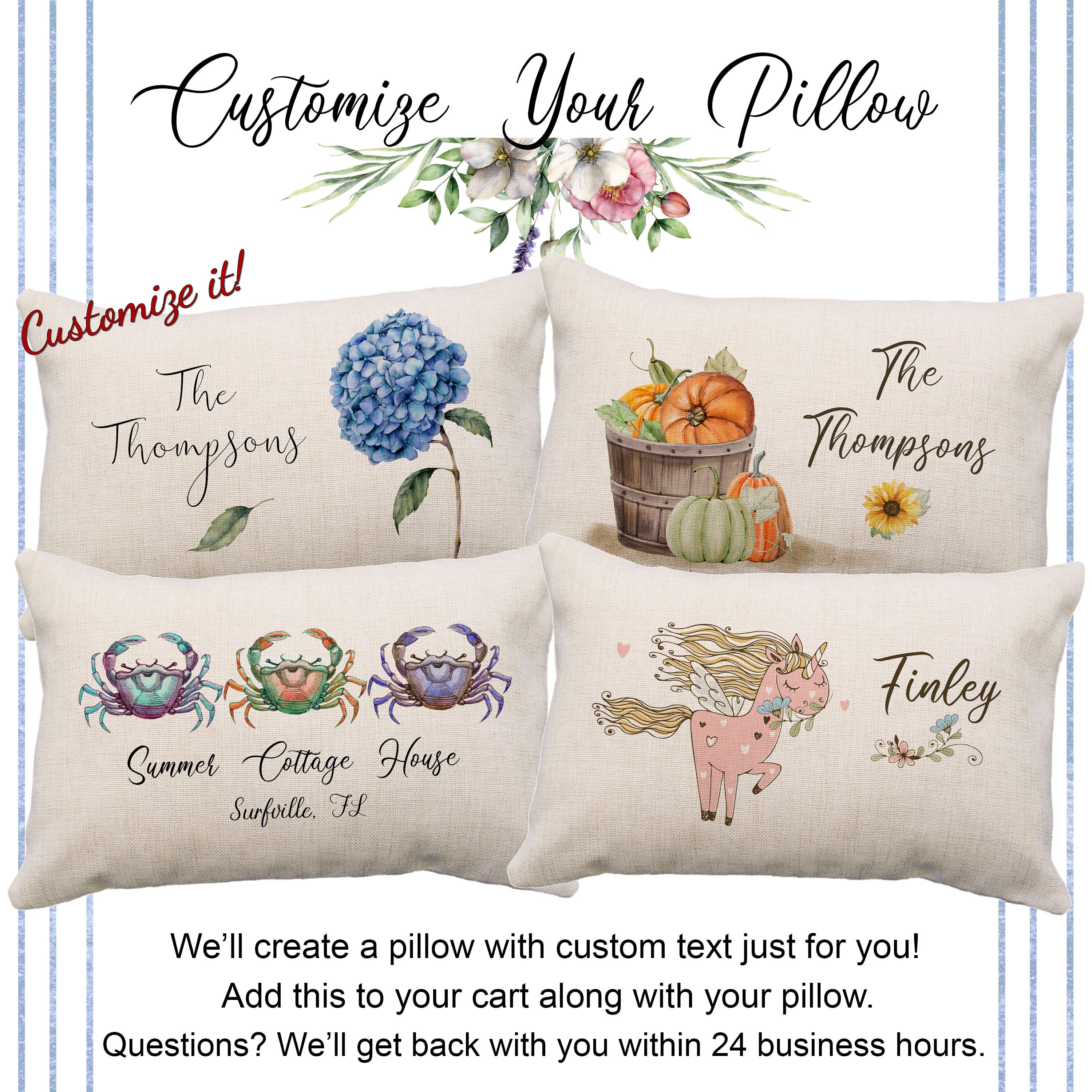 customize your pillow