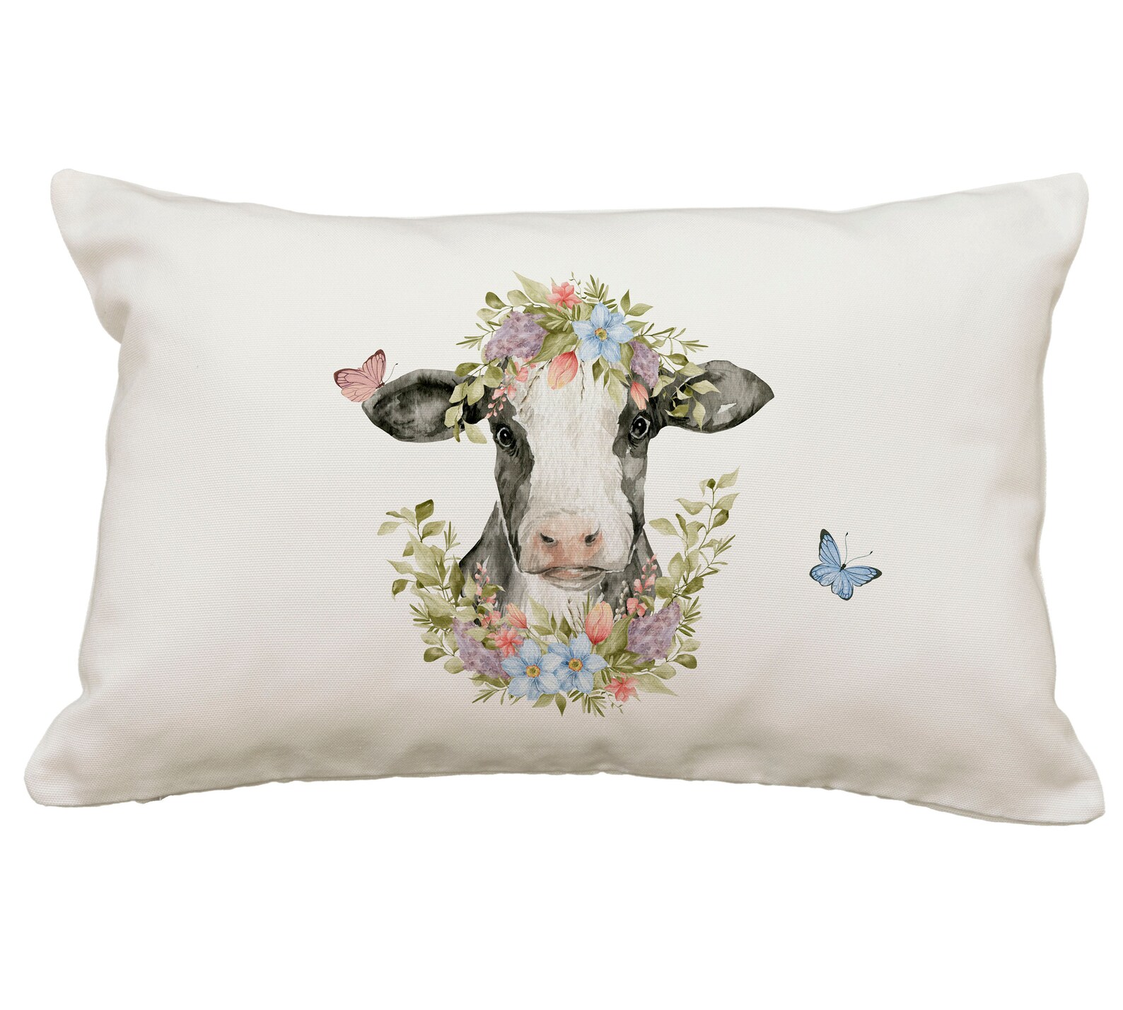 Cow Pillow Cow Gifts Farmhouse Pillow or Cover 12 X 18 Etsy