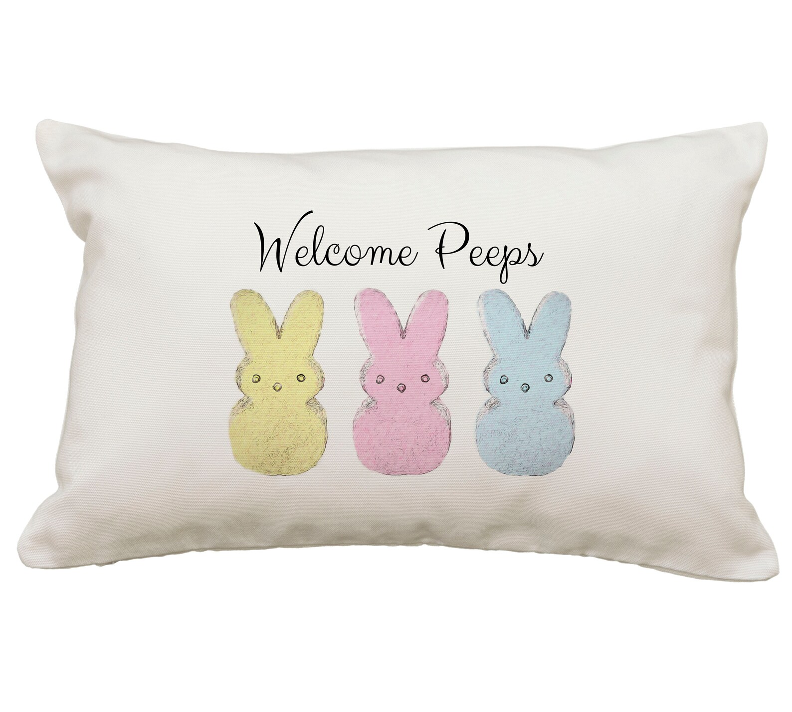 Peeps Pillow 12x18 Pillow Peeps Gifts Easter Etsy