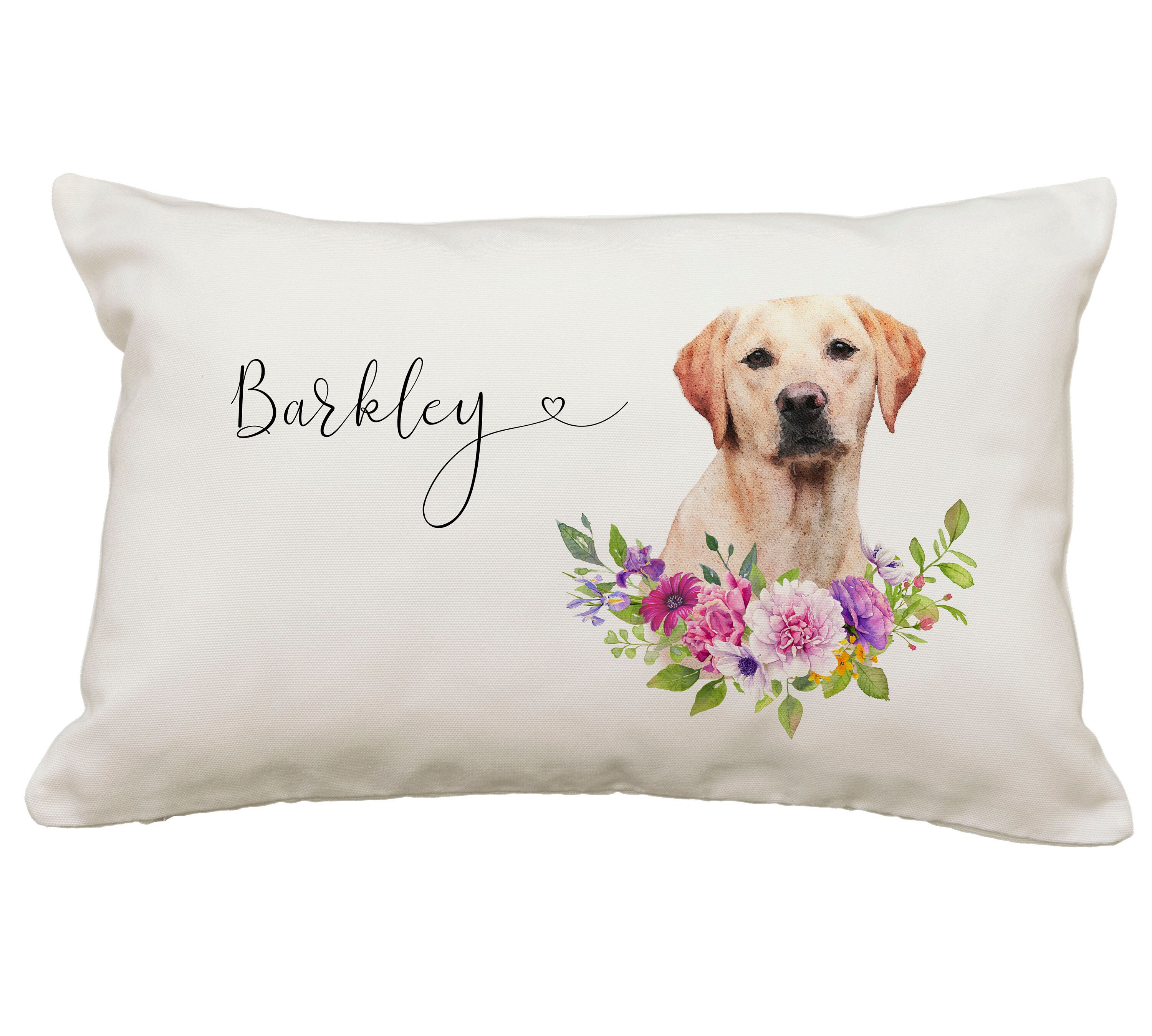 Personalized Name Labrador Pillows 12x18 Pillow Labrador Etsy