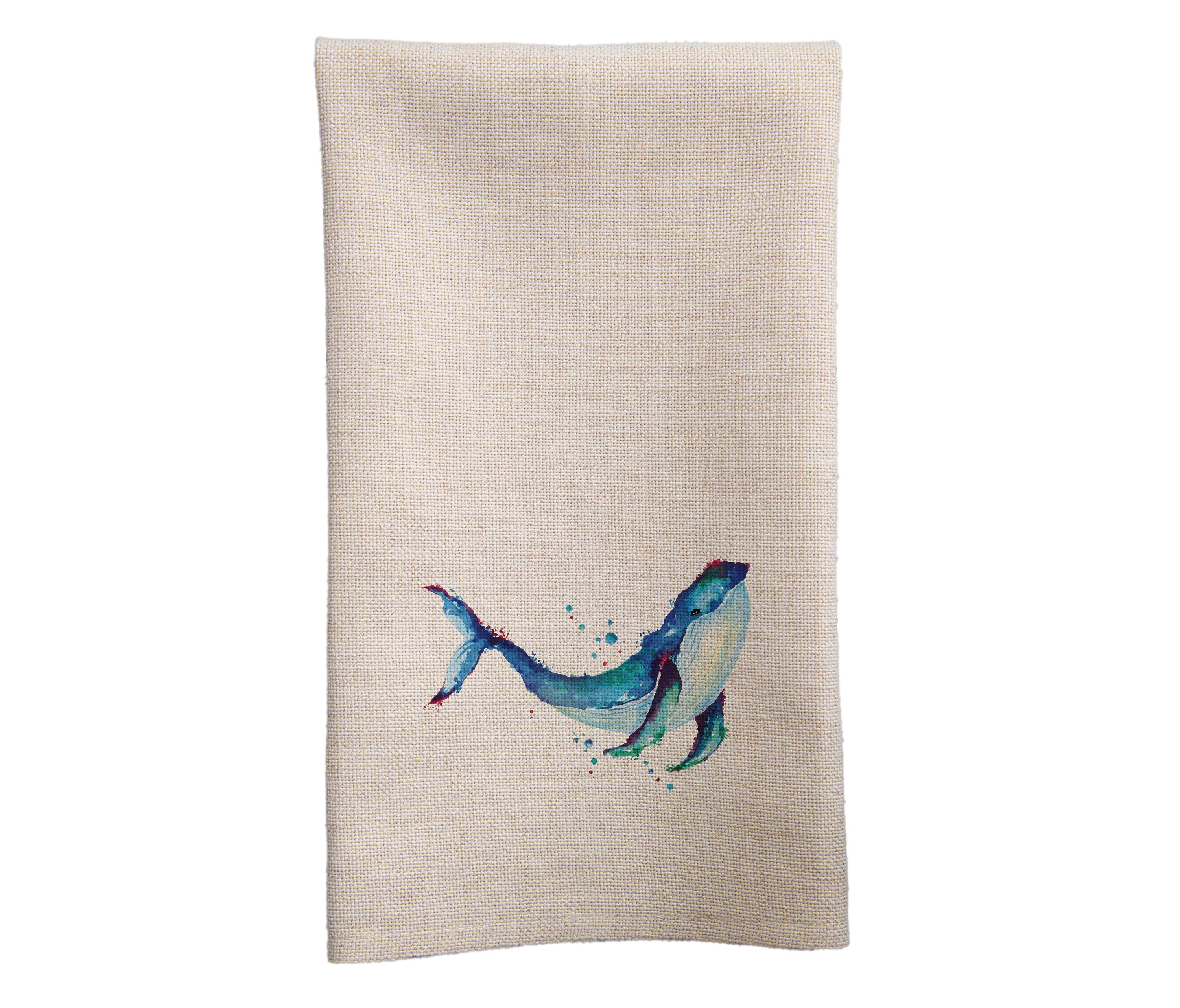 Whale Tea Towel Whale Kitchen Decor Gifts For Moms Gifts Etsy